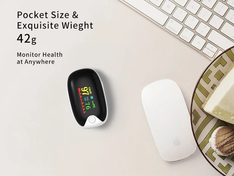 Medical Finger Pulse Oximeter – Oxygen & Heart Rate Monitor