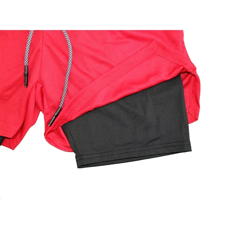 Men’s 2-in-1 Double Layer Gym Shorts