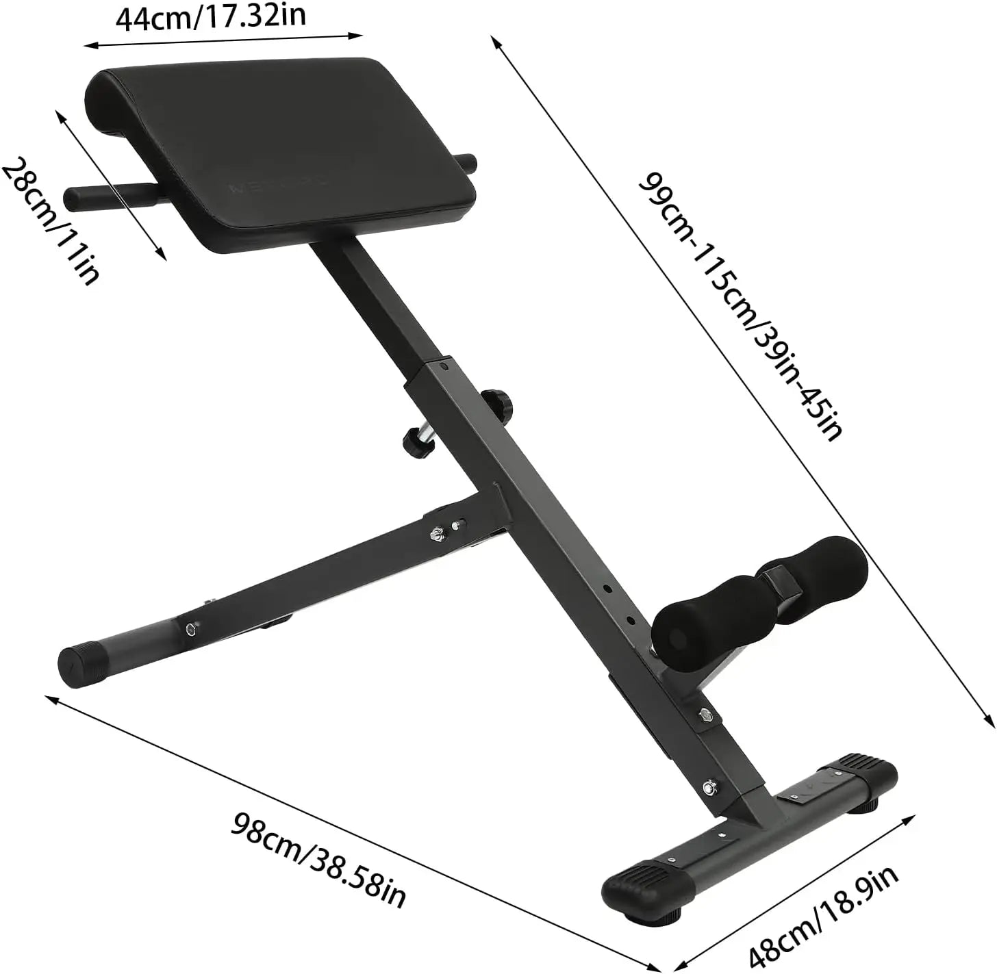 Roman Chair Hyperextension Bench