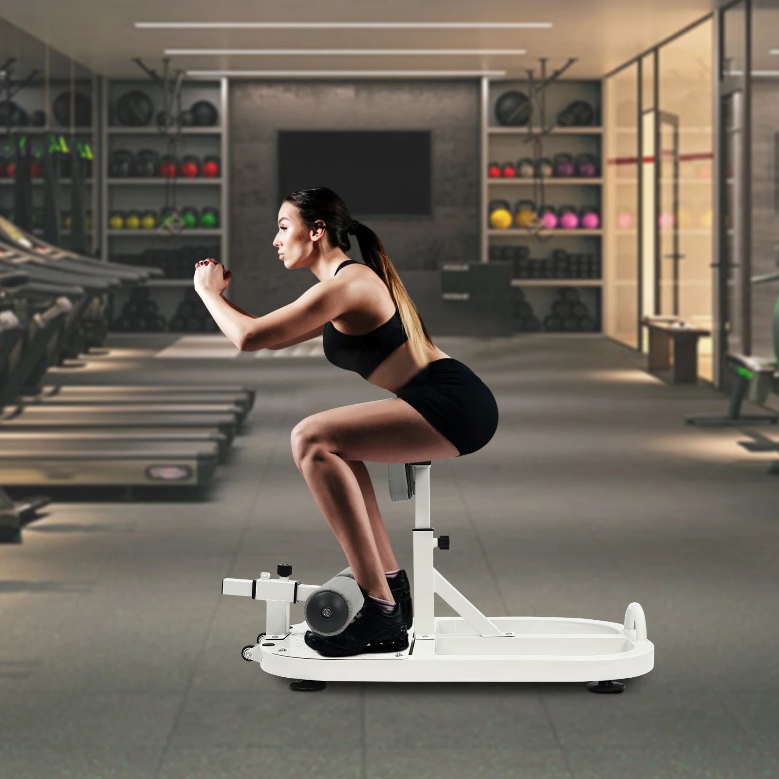 Multi-Function Deep Squat Bench – Home Gym Leg Exercise Machine