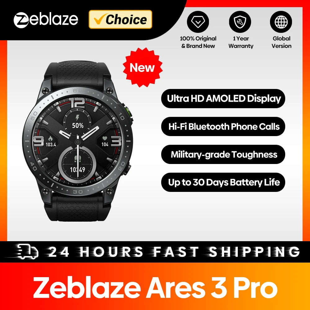 Zeblaze Ares 3 Pro Smartwatch