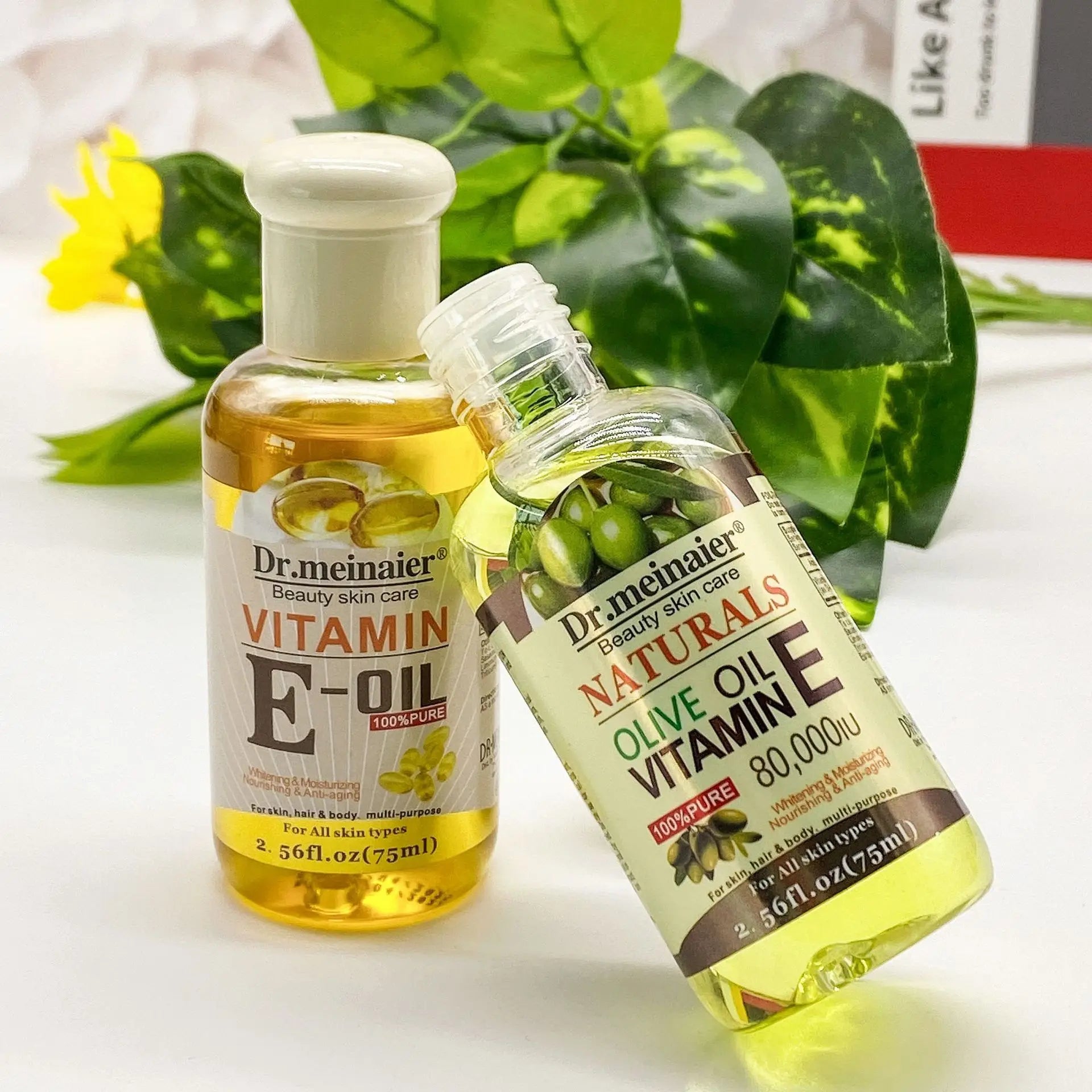 Vitamin E Face Essence Oil – Anti-Wrinkle & Whitening Serum (75ml)