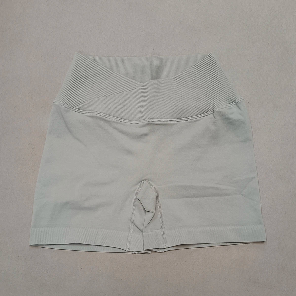 Crossover High-Waist Women’s Yoga Shorts