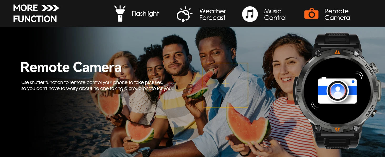 EIGIIS KE3 Smart Watch – 3ATM Waterproof Bluetooth Call & Health Monitor