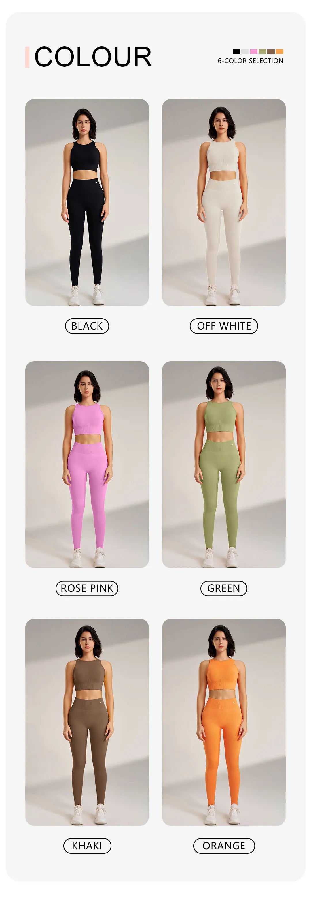 Women’s Seamless Yoga Set – High-Waisted Leggings & Top (Plus Size)