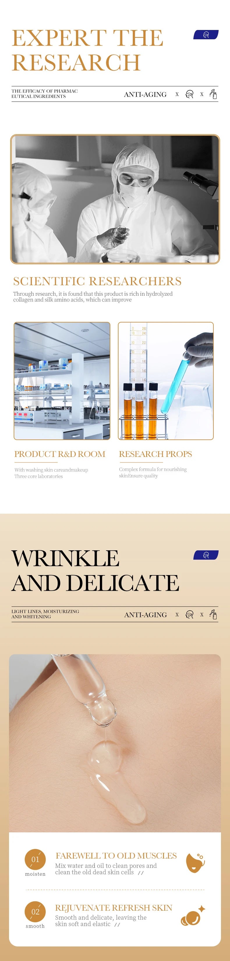 3PCS Collagen Face Serum