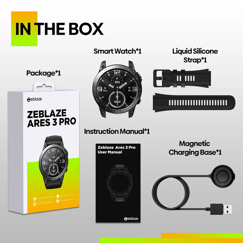 Zeblaze Ares 3 Pro Smartwatch