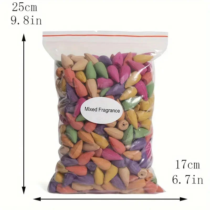 Mixed Backflow Incense Cones