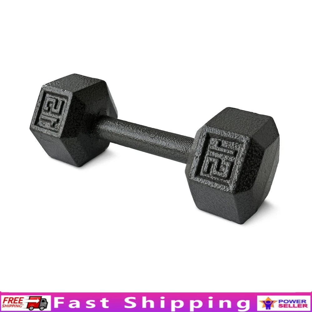 5 lb Cast Iron Dumbbell Pair – Home Strength Training Weights