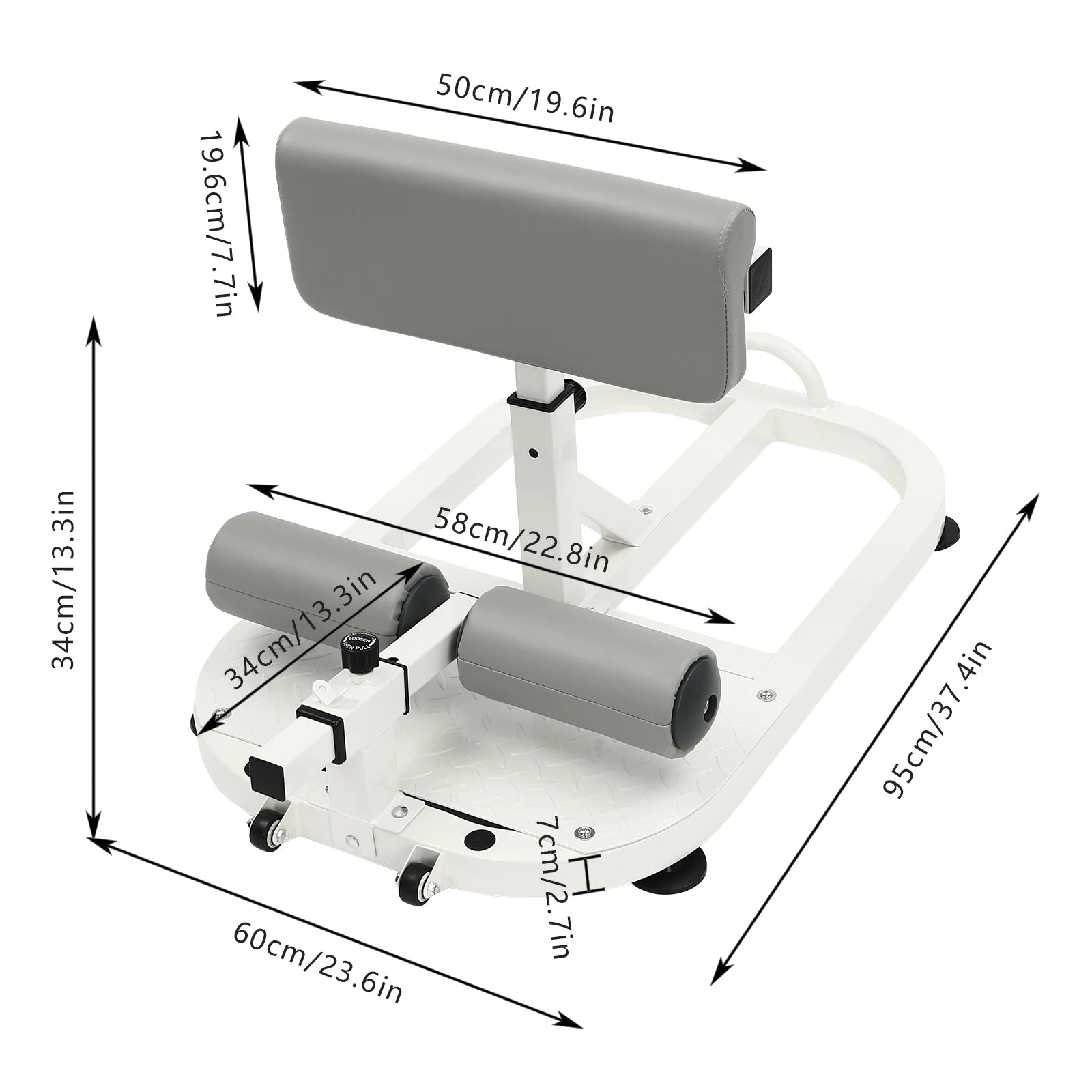 Multi-Function Deep Squat Bench – Home Gym Leg Exercise Machine