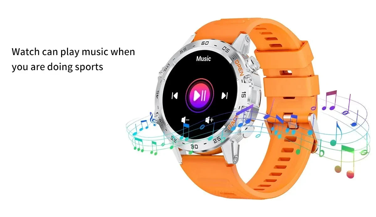 LIGE 1.39" Smart Watch – Bluetooth Call & Fitness Tracker for Men