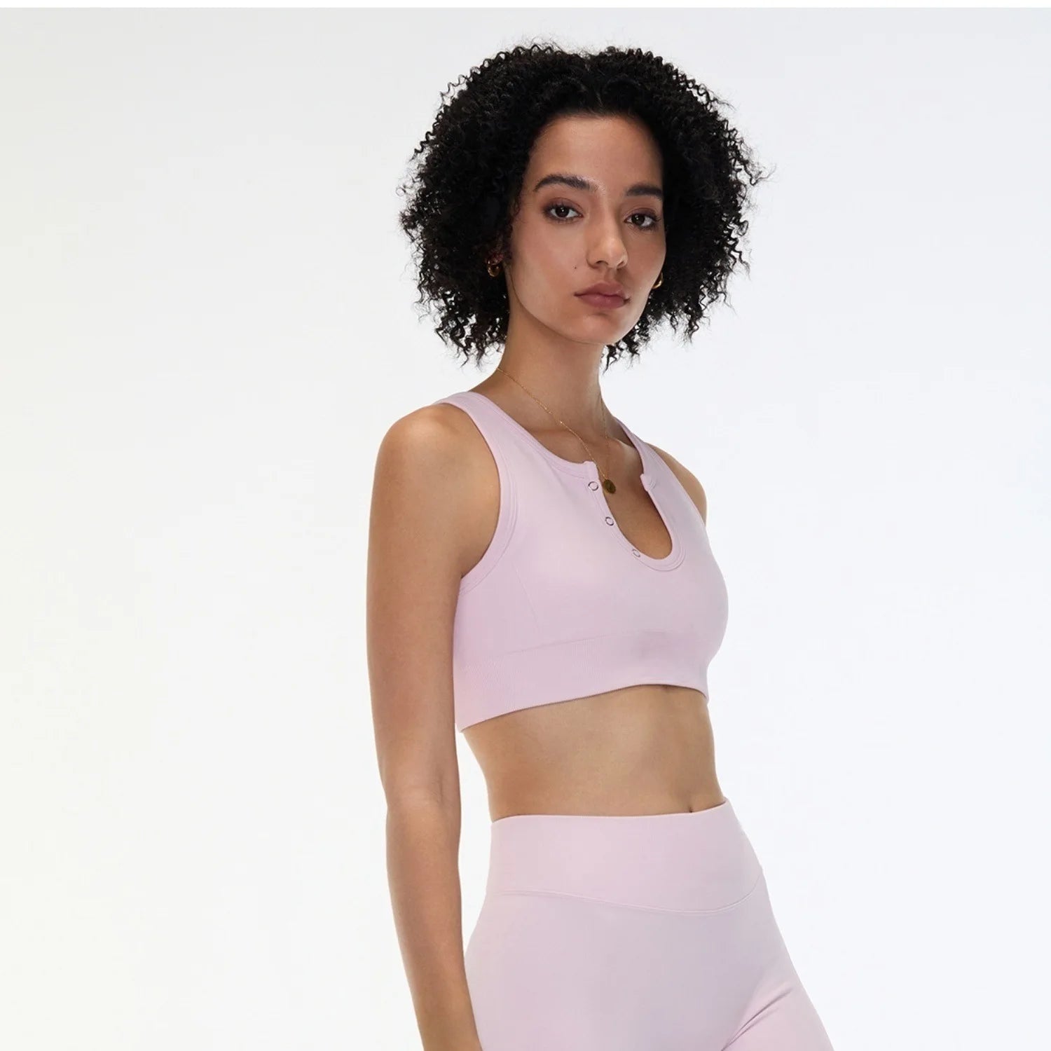 2025 Women’s All-in-One Yoga Vest – Built-in Bra Sports Tank