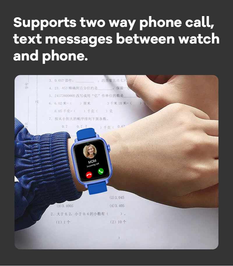 4G Kids Smart Watch – GPS Tracker with Video Call, SOS & Camera