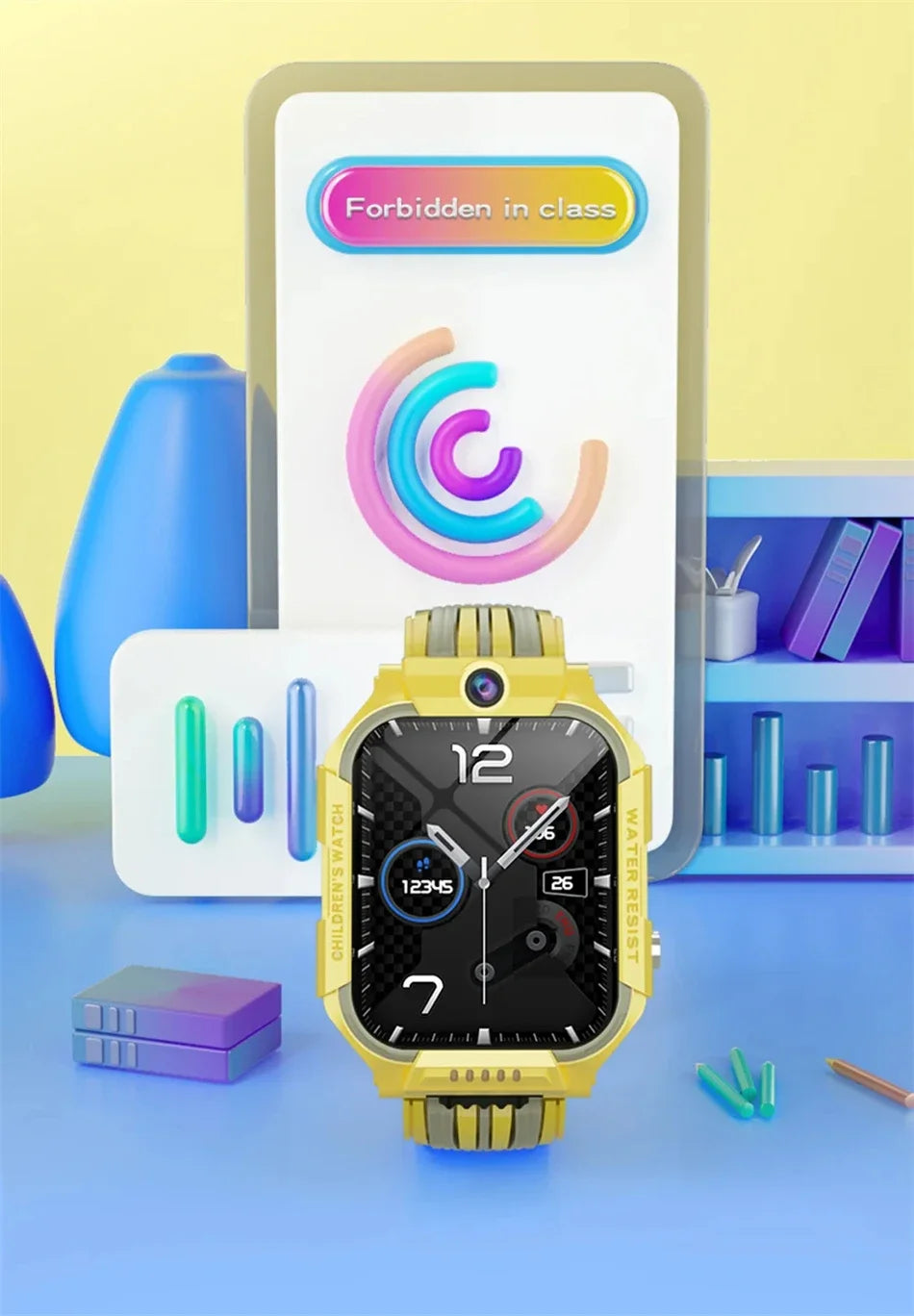 5G Kids Smart Watch – GPS Tracker with Video Call, SOS & Waterproof Design