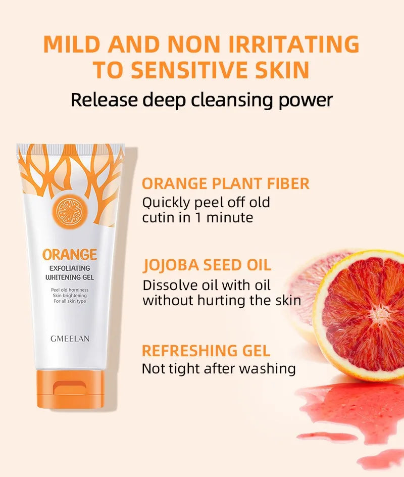 Orange Exfoliating Gel – Brightening Peeling & Hydrating Scrub 50g