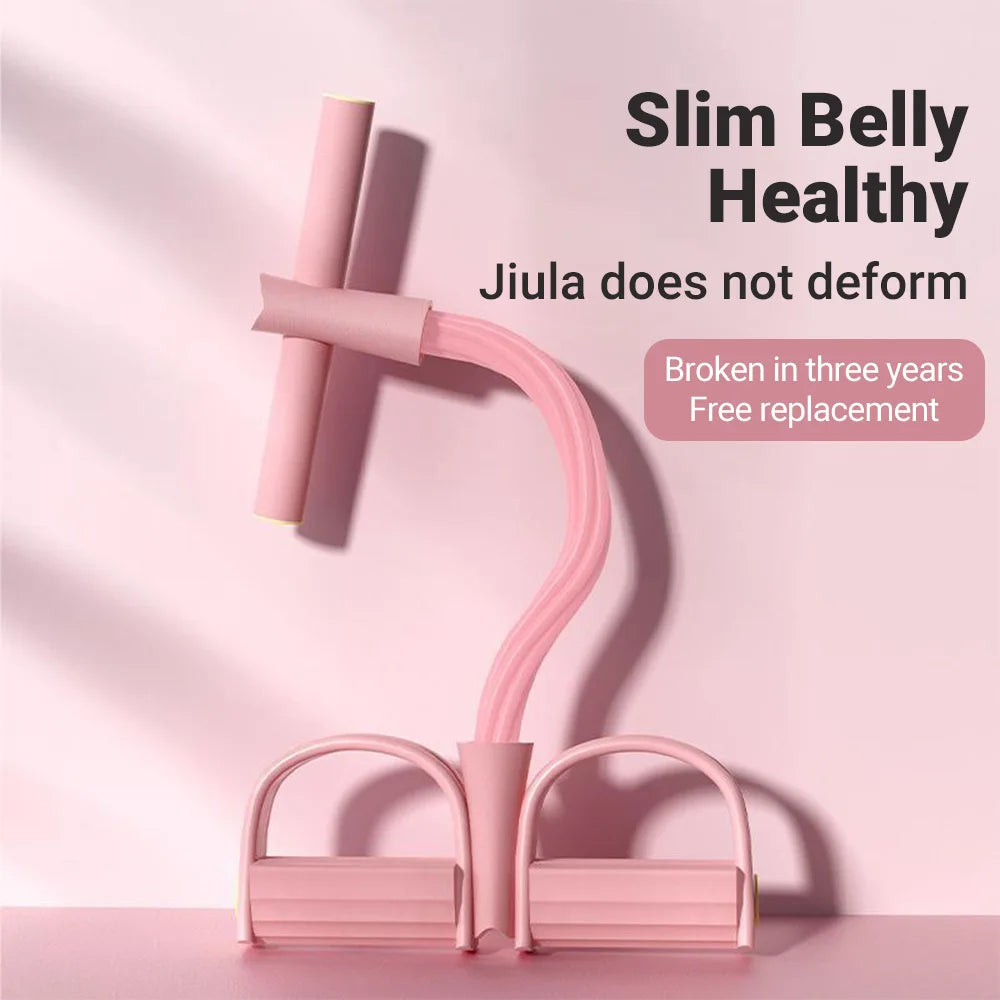 6-Tube Resistance Band Pedal Puller – Full-Body Fitness Tension Rope