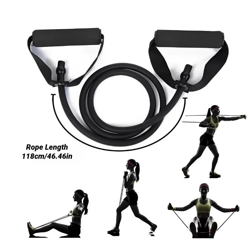 Resistance Bands with Handles – 5-Level Home Workout Set