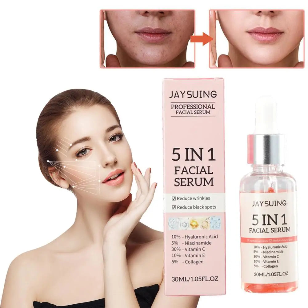 5-in-1 Hyaluronic Acid Face Serum – Moisturizing & Brightening Skincare