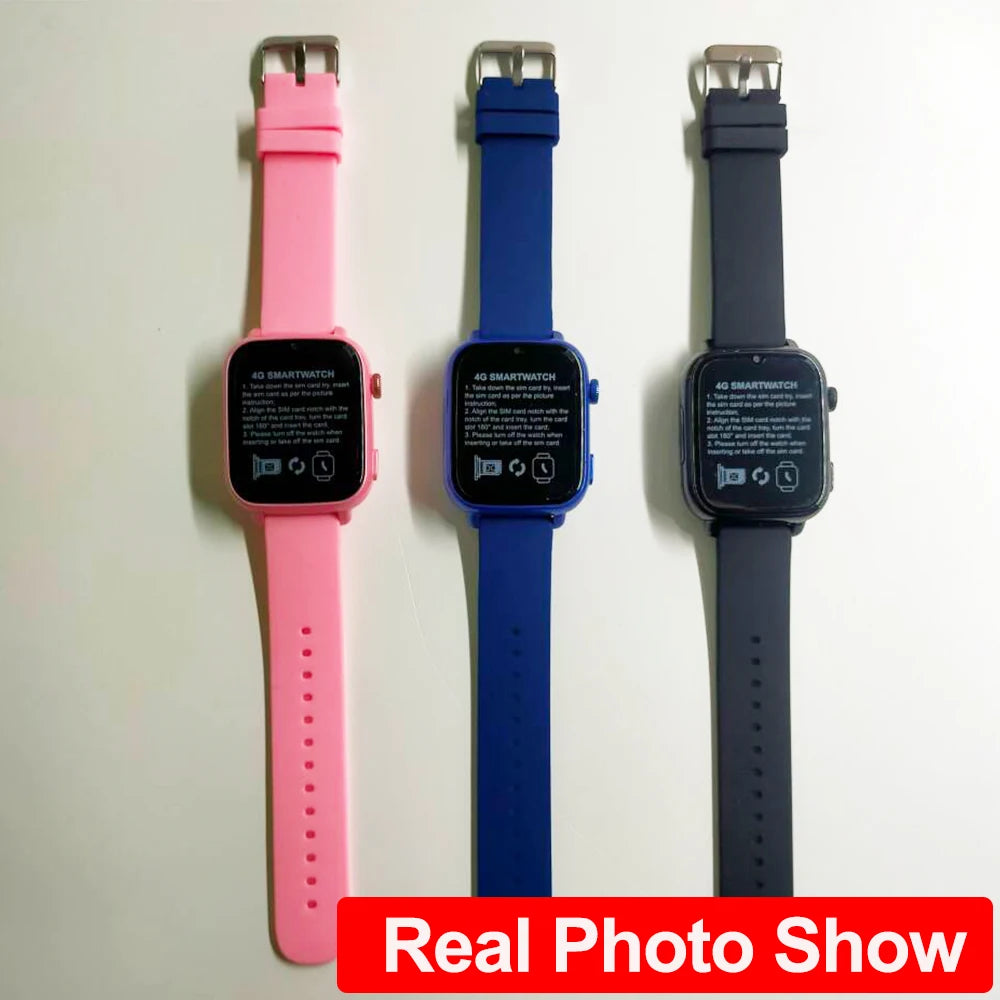 4G Kids Smart Watch – GPS Tracker with Video Call, SOS & Camera