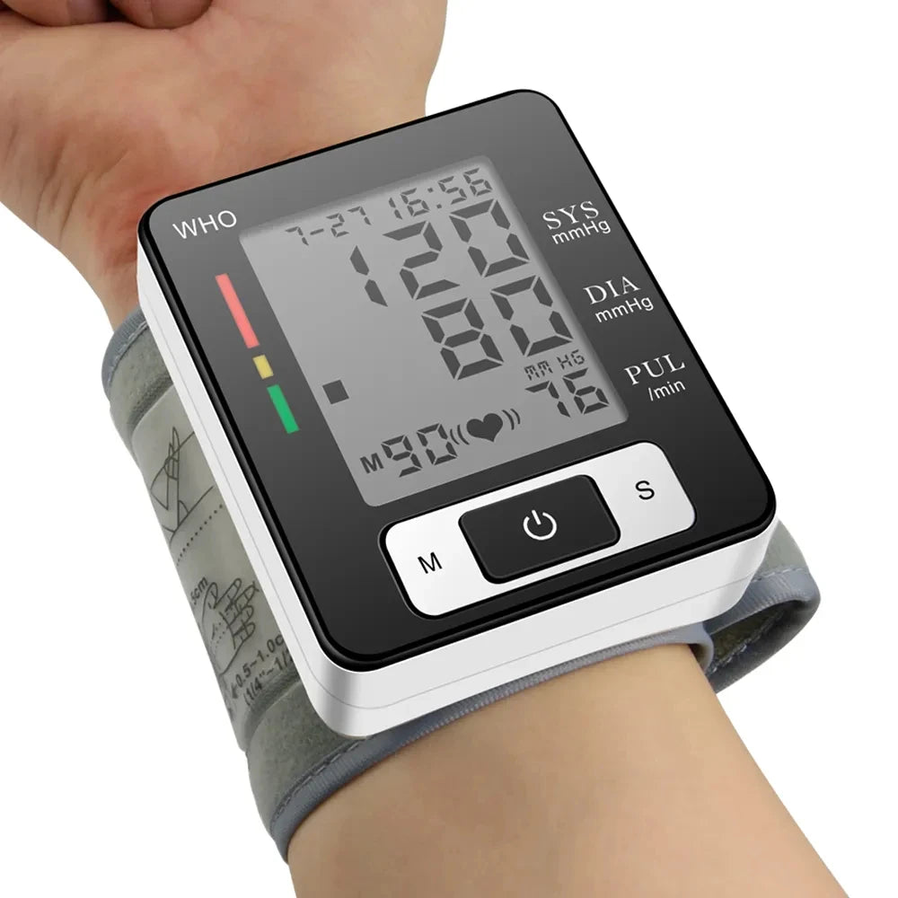 Digital Wrist Blood Pressure Monitor – High Accuracy Electronic BP Cuff