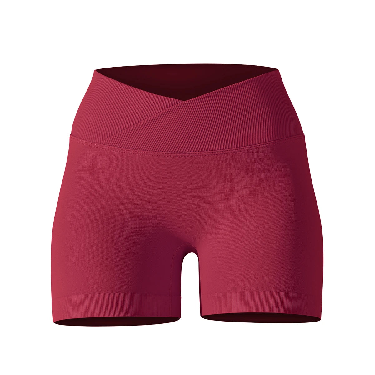 Crossover High-Waist Women’s Yoga Shorts