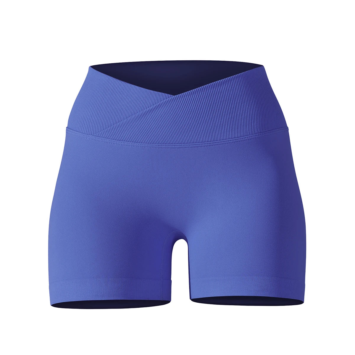 Crossover High-Waist Women’s Yoga Shorts