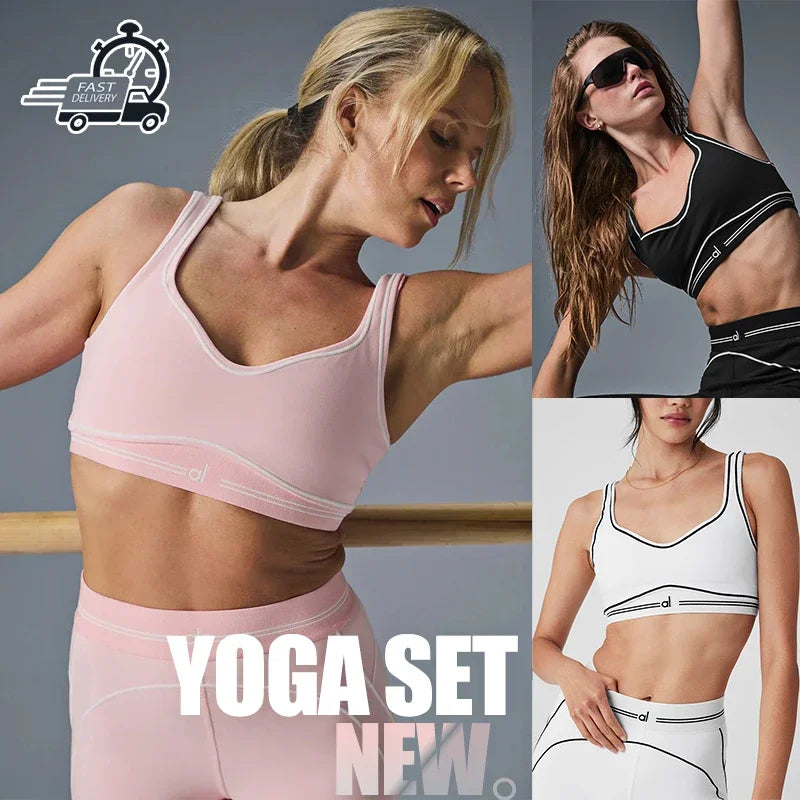 Women’s Air Heart Throb Bra & Legging Fitness Yoga Set