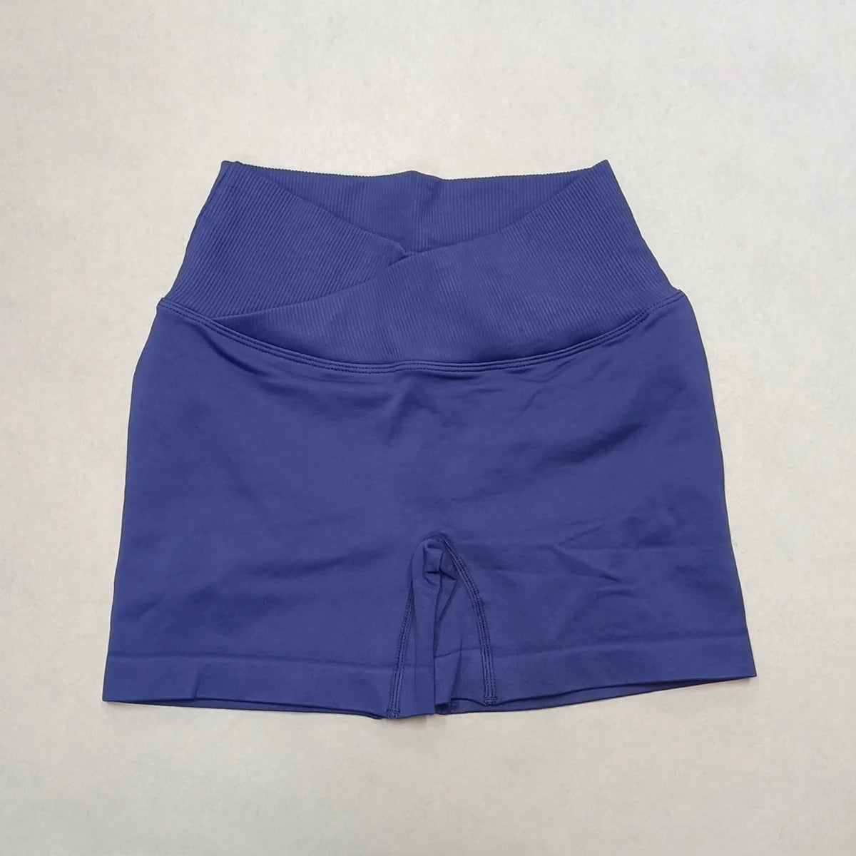 Crossover High-Waist Women’s Yoga Shorts