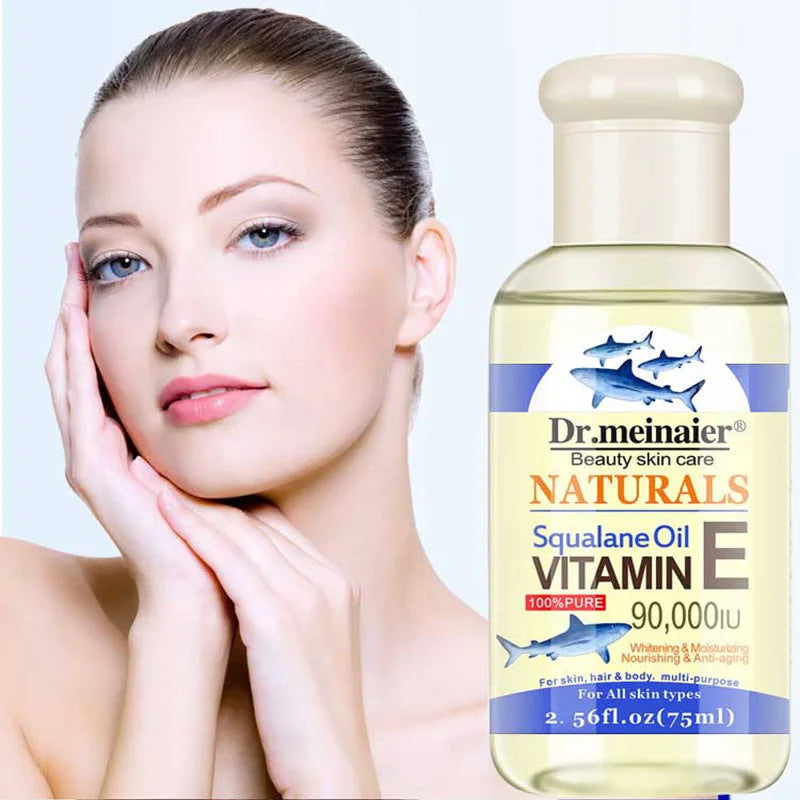 Vitamin E Face Essence Oil – Anti-Wrinkle & Whitening Serum (75ml)