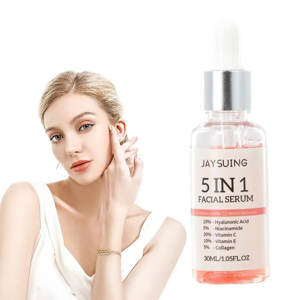 5-in-1 Hyaluronic Acid Face Serum – Moisturizing & Brightening Skincare