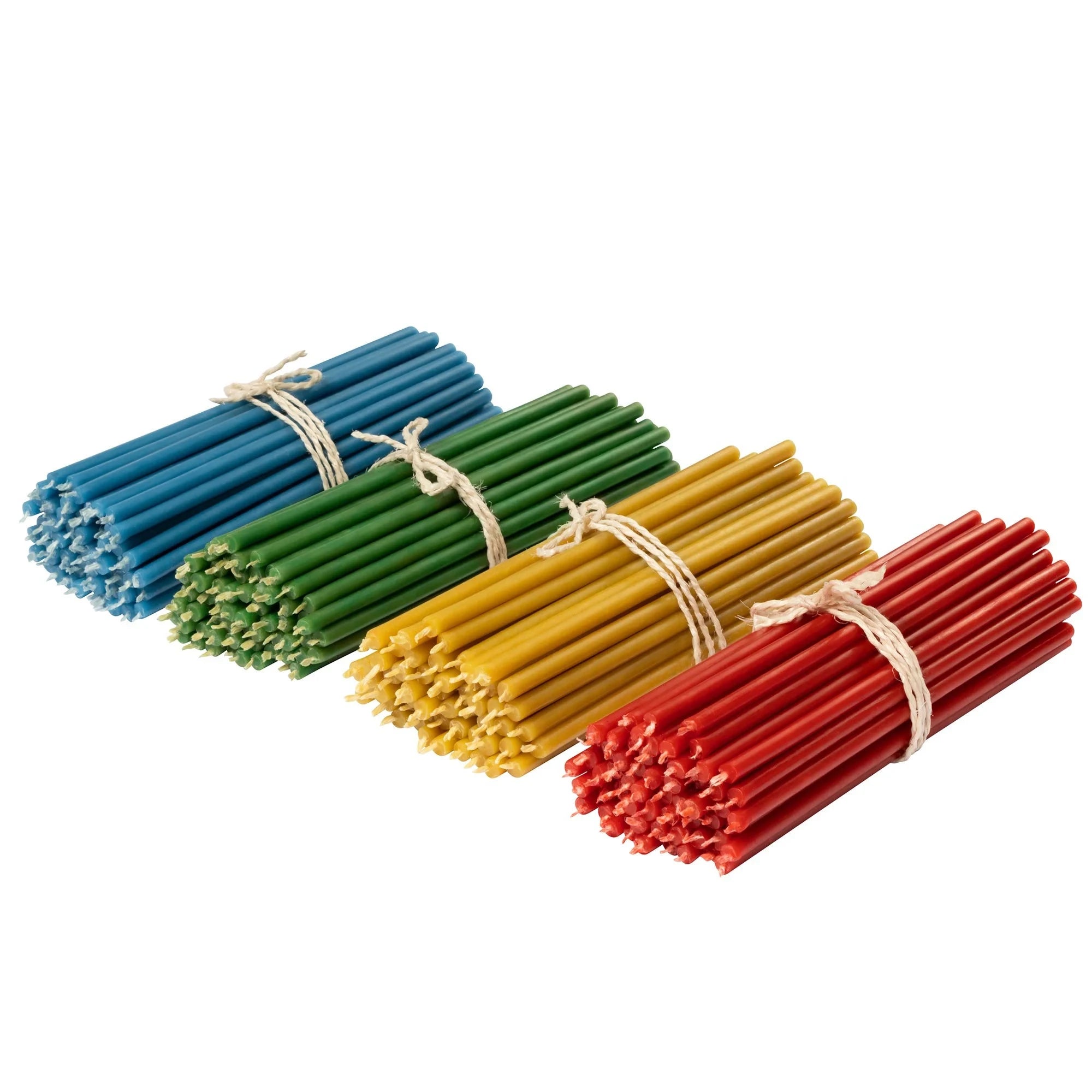 25PCS Natural Beeswax Hanukkah Candles