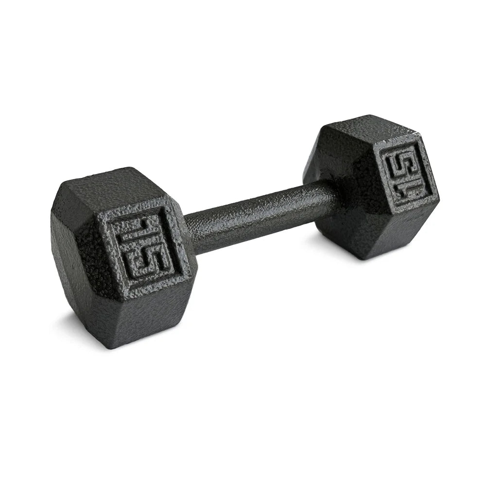 5 lb Cast Iron Dumbbell Pair – Home Strength Training Weights