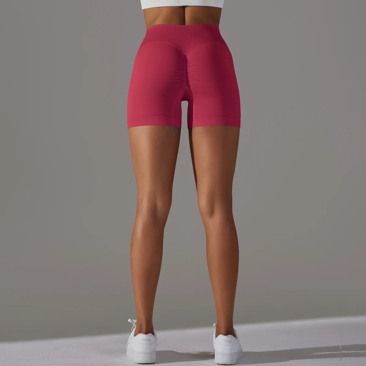 Crossover High-Waist Women’s Yoga Shorts