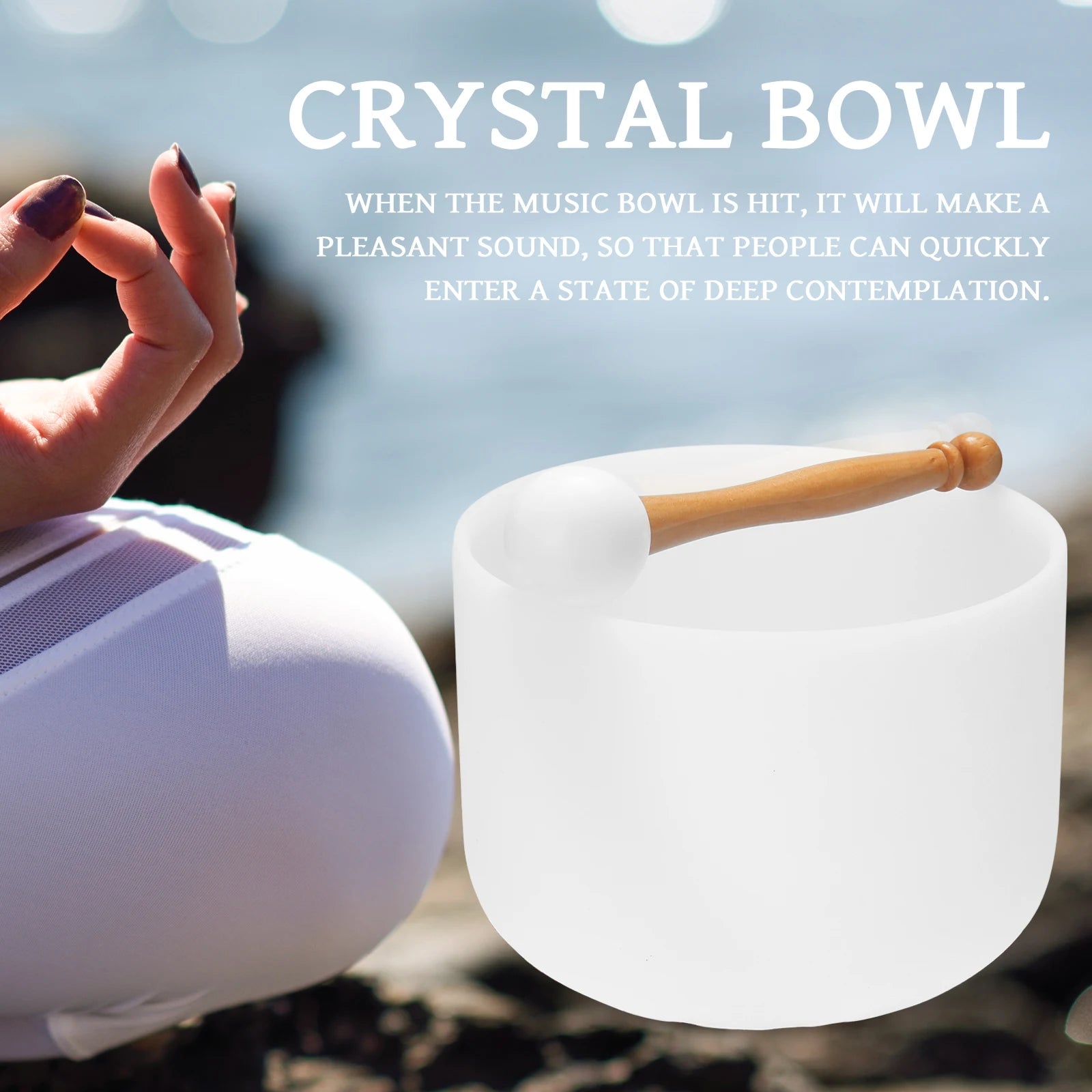 440Hz Crystal Singing Bowl