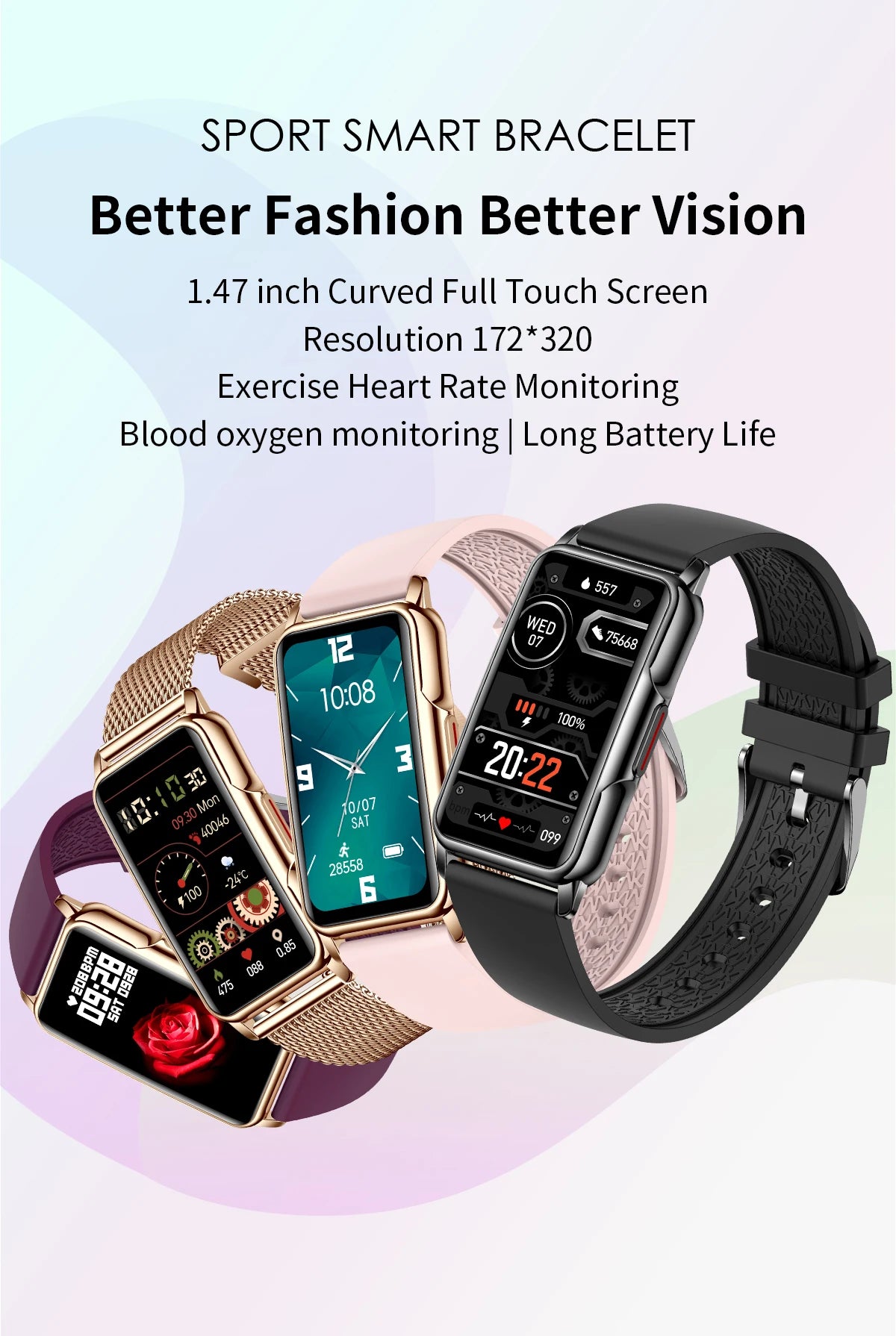 Waterproof Smart Bracelet Watch
