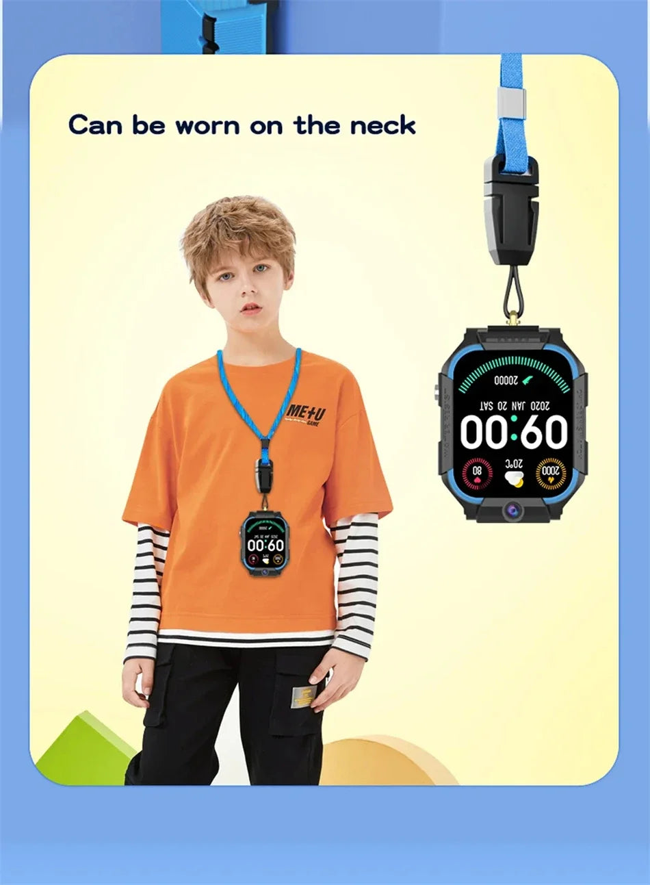 5G Kids Smart Watch – GPS Tracker with Video Call, SOS & Waterproof Design