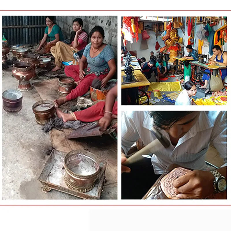 Nepal Handmade 8CM Rainbow Singing Bowl