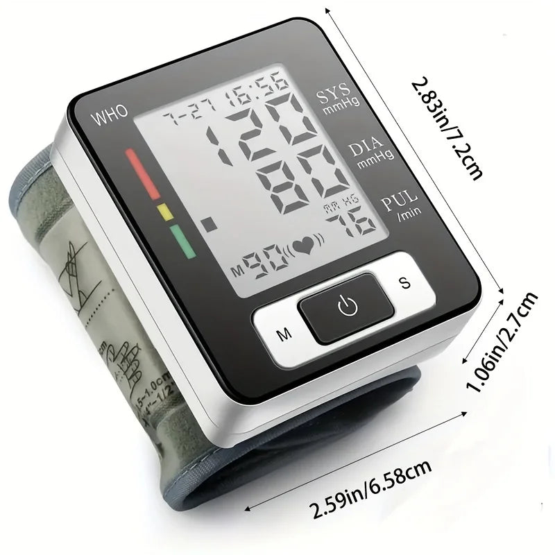 Digital Wrist Blood Pressure Monitor – High Accuracy Electronic BP Cuff