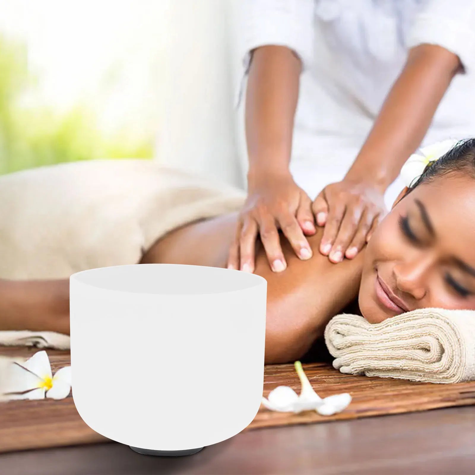 8-Inch Quartz Crystal Singing Bowl