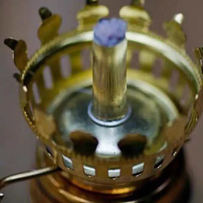 Mini Glass Oil Lamp – Desktop Kerosene Lantern with Lampshade