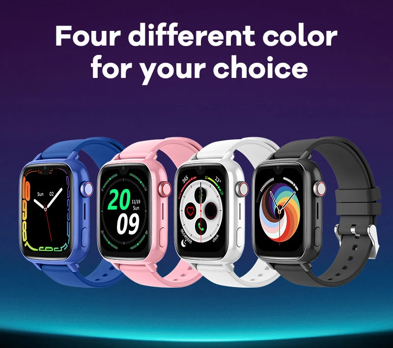 4G Kids Smart Watch – GPS Tracker with Video Call, SOS & Camera