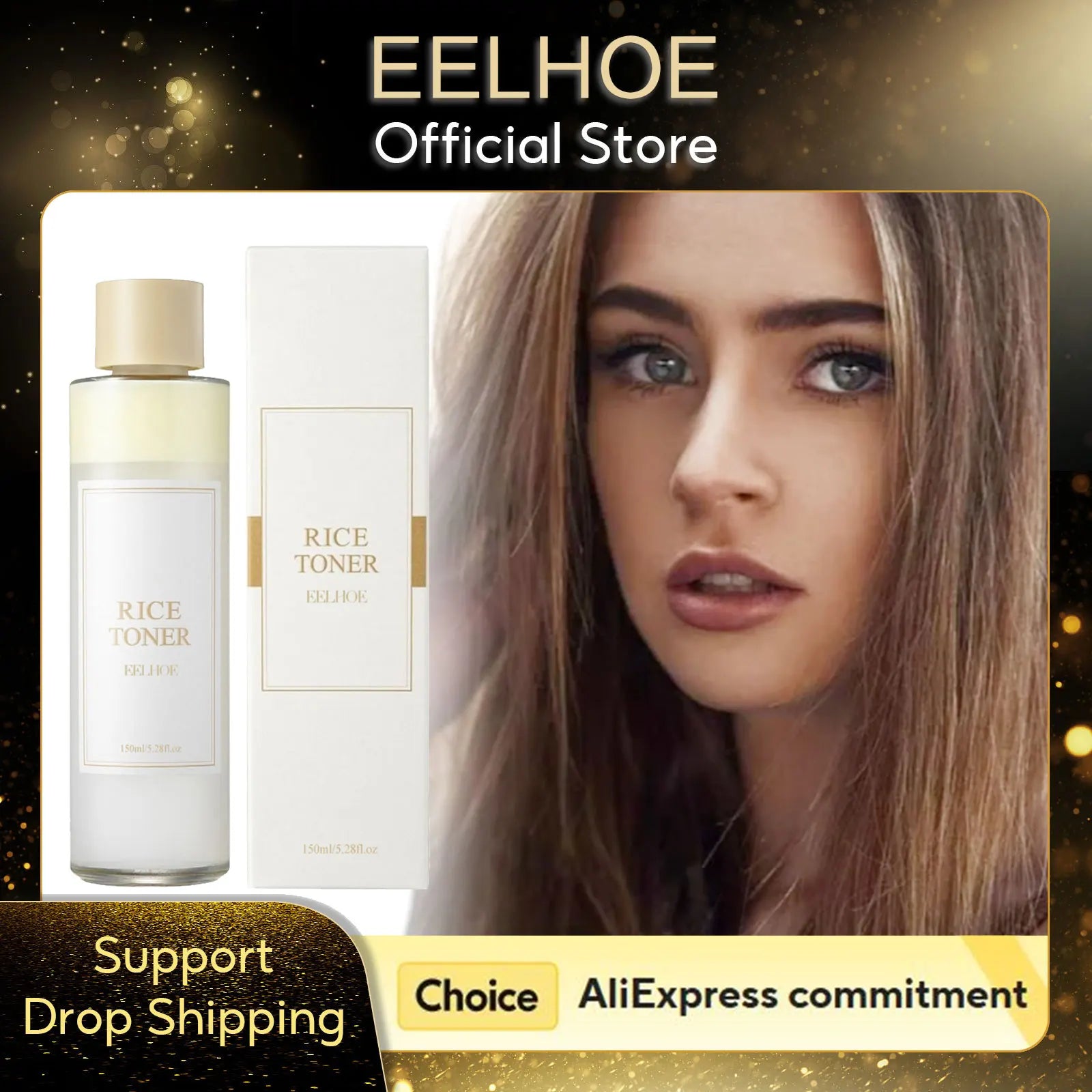 EELHOE Rice Water Toner – Hydrating & Pore-Refining Facial Toner (150ml)