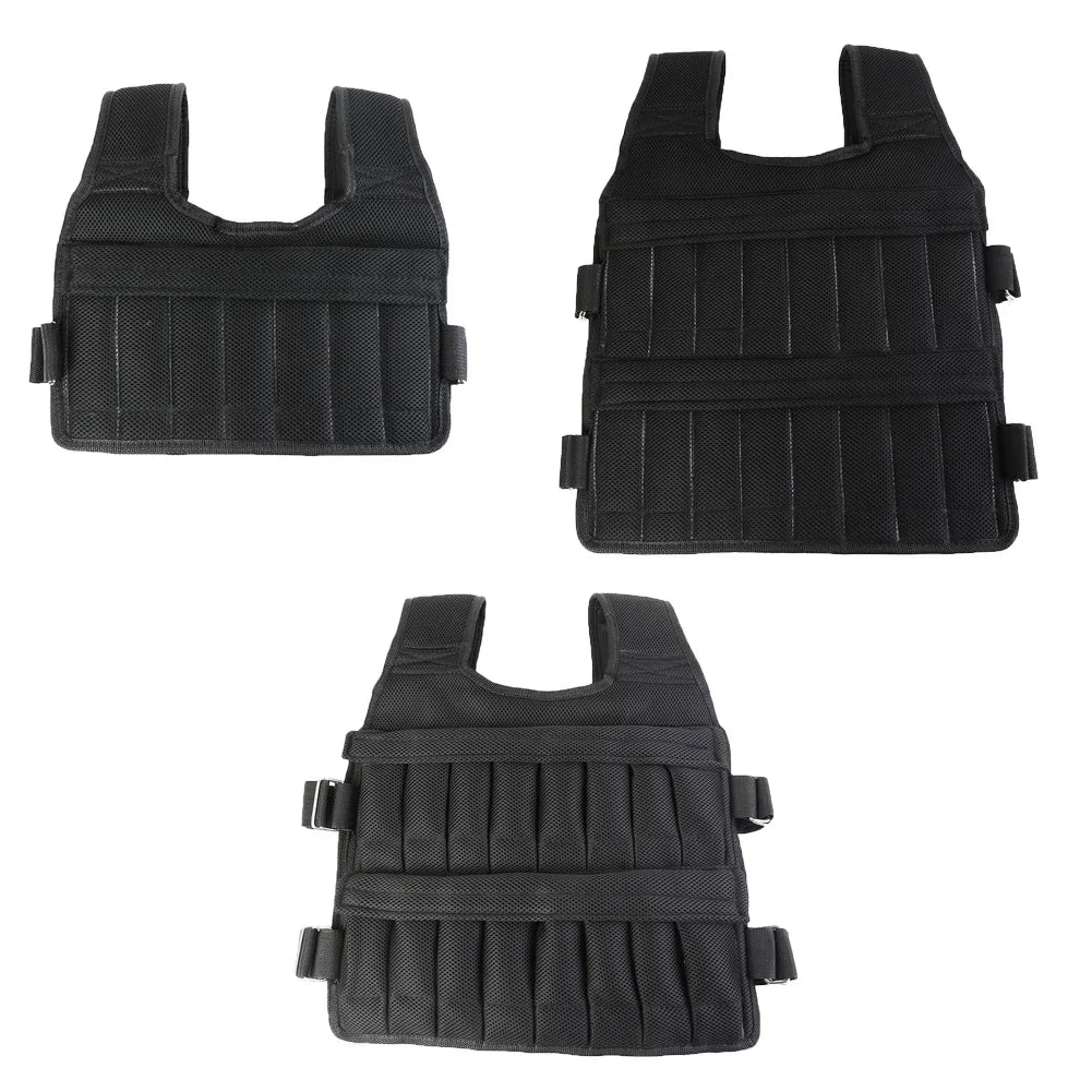 Adjustable Weight Training Vest – 3/15/35kg Capacity (Empty Bag)