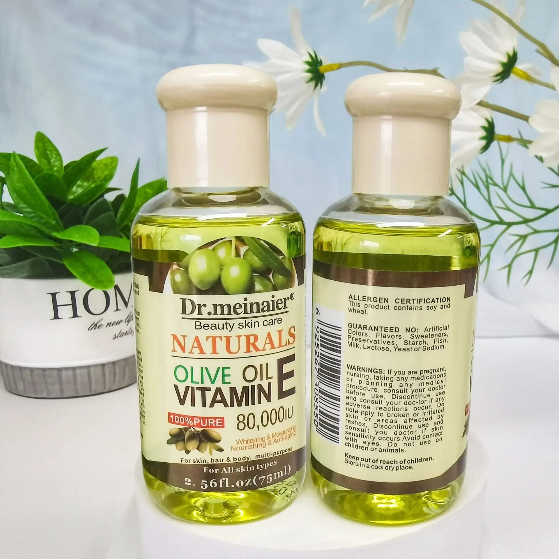 Vitamin E Face Essence Oil – Anti-Wrinkle & Whitening Serum (75ml)