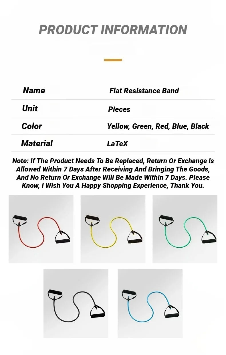 Resistance Bands with Handles – 5-Level Home Workout Set