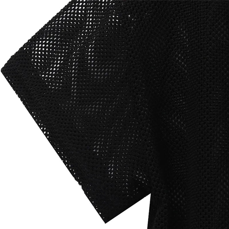 2025 Mesh Yoga Shirt – Quick-Dry Workout Tank for Women