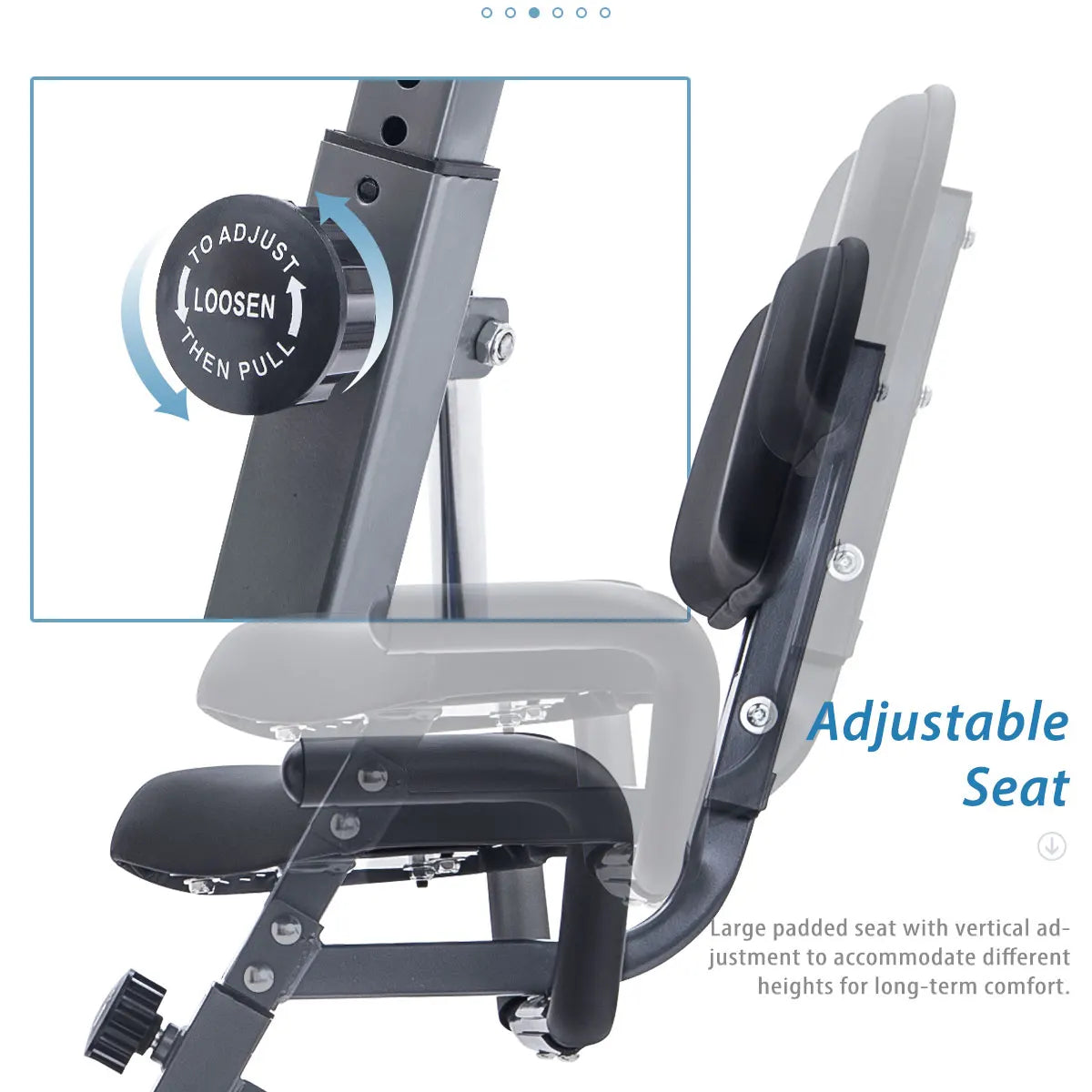 Folding X Exercise Bike – Upright & Recumbent with Backrest & Armbands