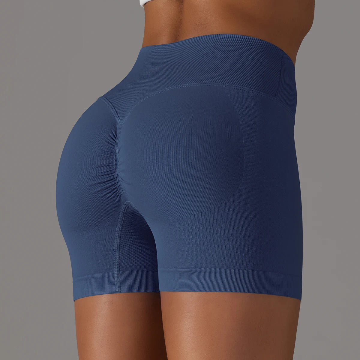 Crossover High-Waist Women’s Yoga Shorts