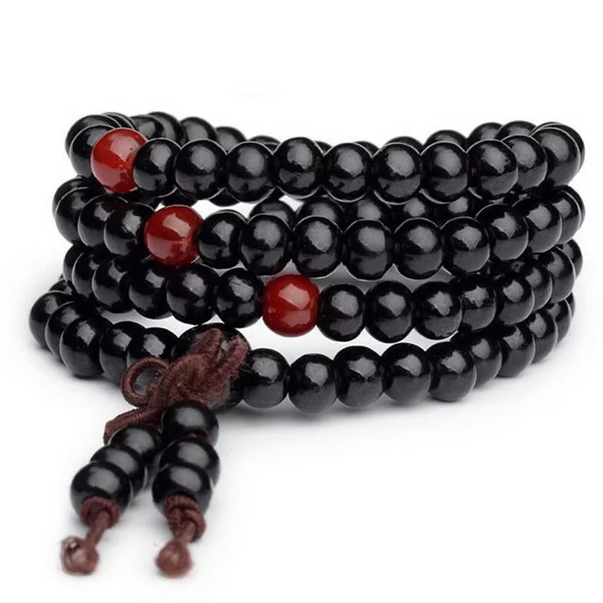 8mm Sandalwood 108 Bead Mala Bracelet