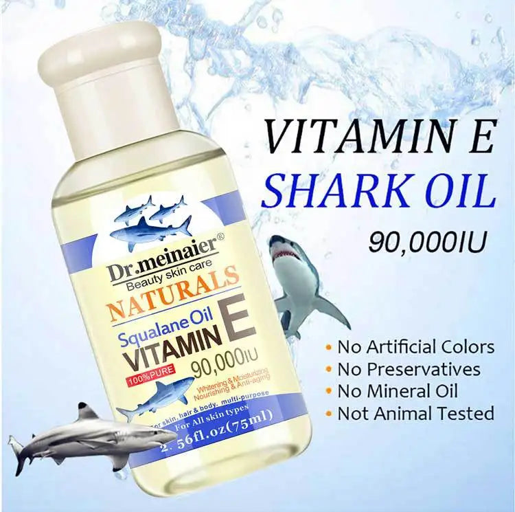 Vitamin E Face Essence Oil – Anti-Wrinkle & Whitening Serum (75ml)